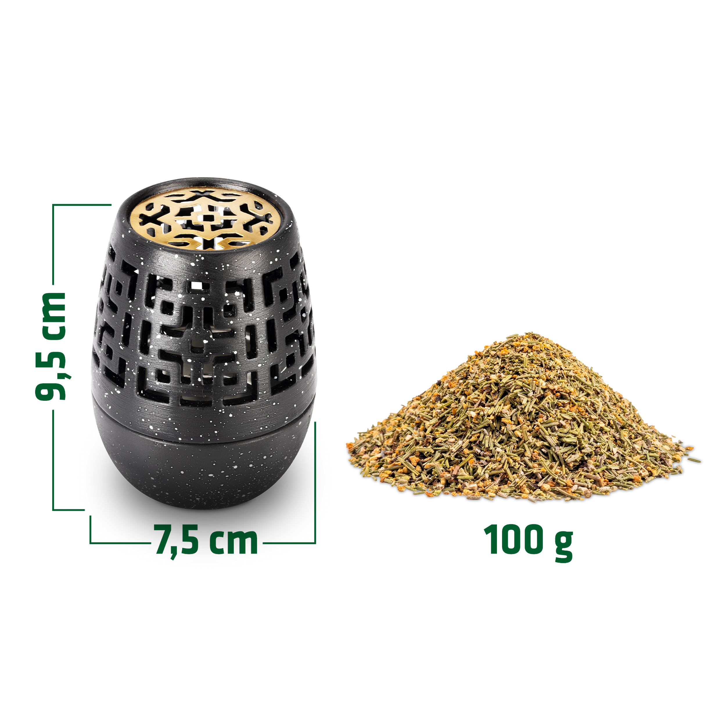 Repellente per Vespe con Aroma di Caffè e Miscela di Arancia e Rosmarino | Anti Vespe da Esterno