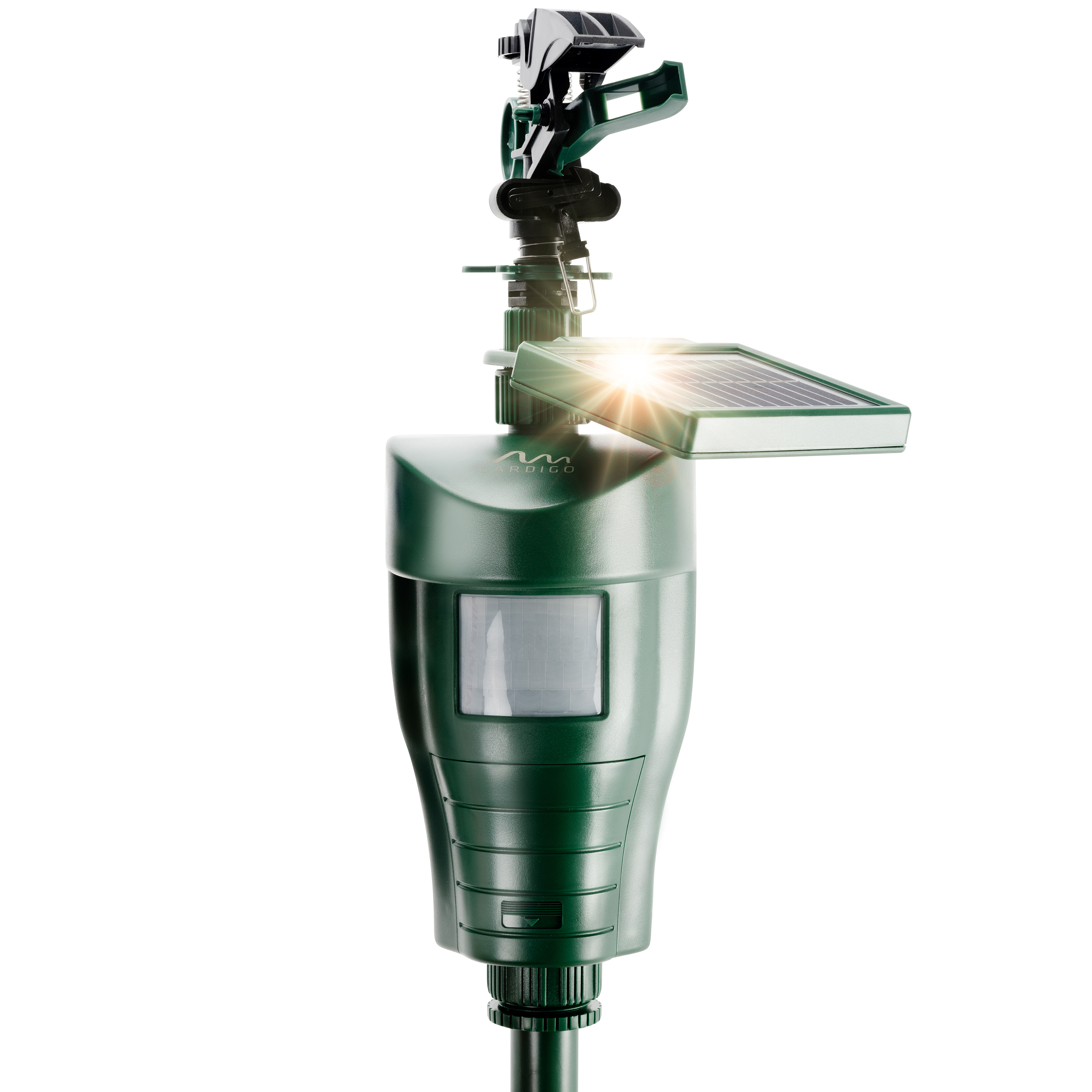 Repellente per Animali a Getto d’Acqua a Energia Solare Repellente per Animali a Getto d’Acqua a Energia Solare