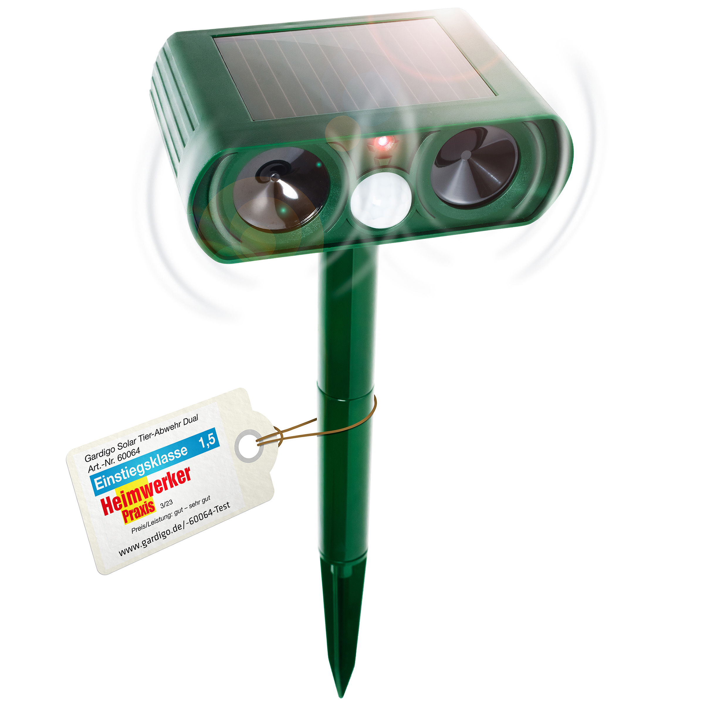 Solar Tierschreck mit Bewegungsmelder von GARDIGO