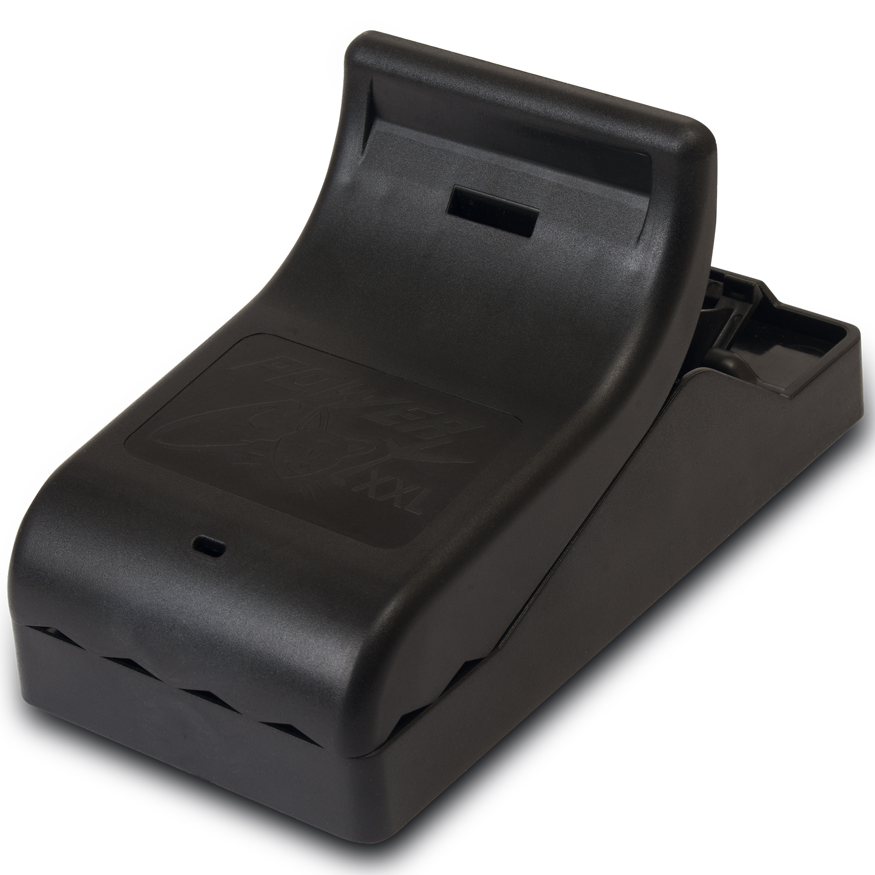 Die Falle kann mit einer Hand gespannt werden und es besteht keine Notwendigkeit die Ratte zu berühren.