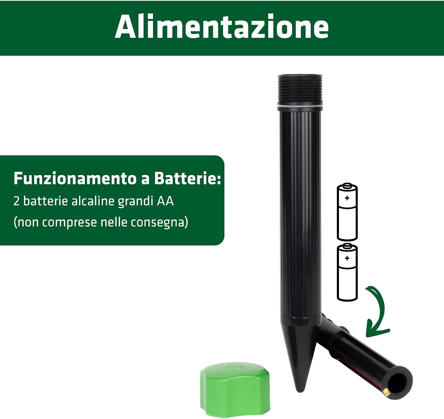 Dissuasore per talpe mini | Dispositivo compatto a batteria contro le talpe